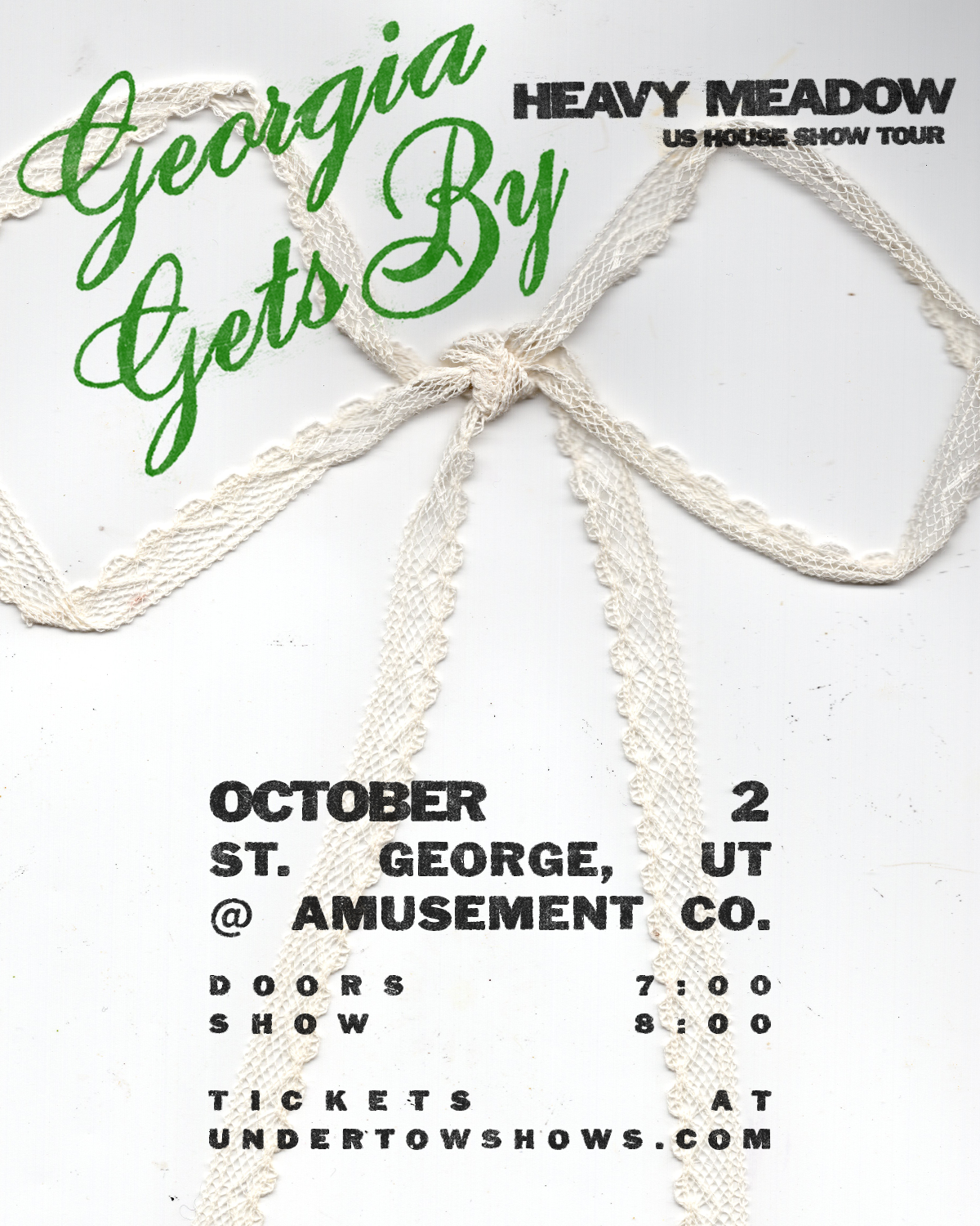 Undertow Presents: Georgia Gets By flyer