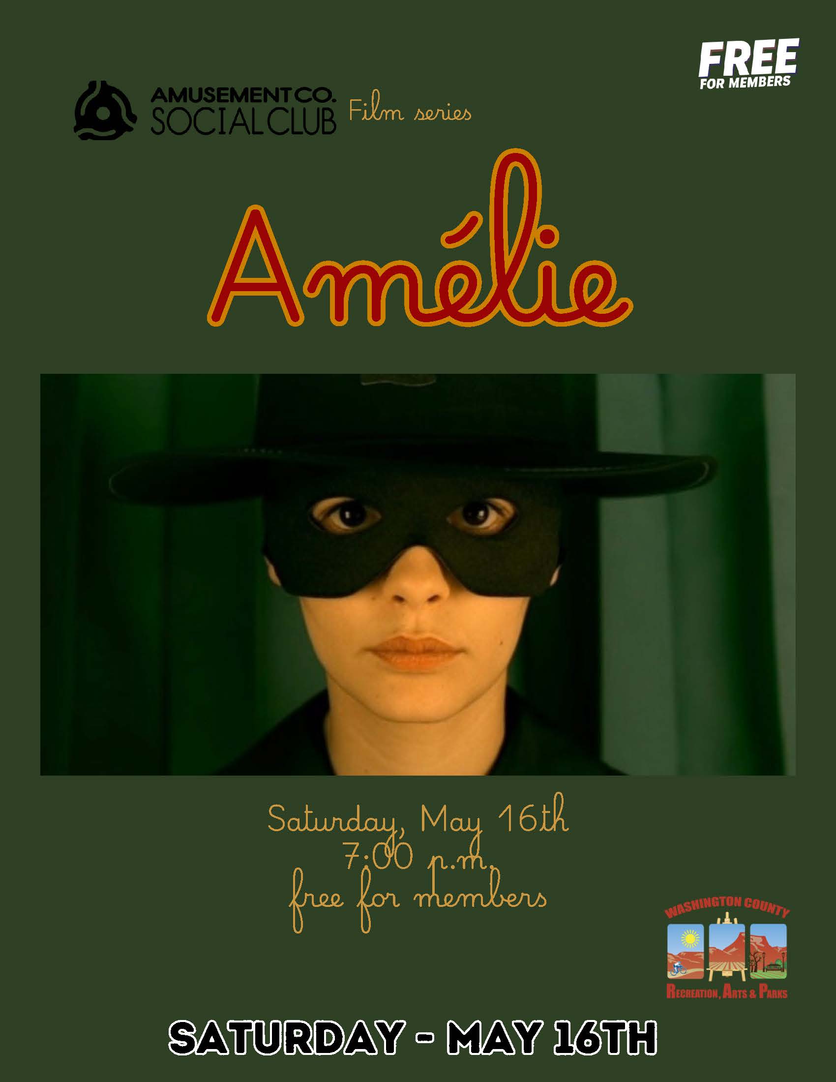 Film Series: Amélie flyer