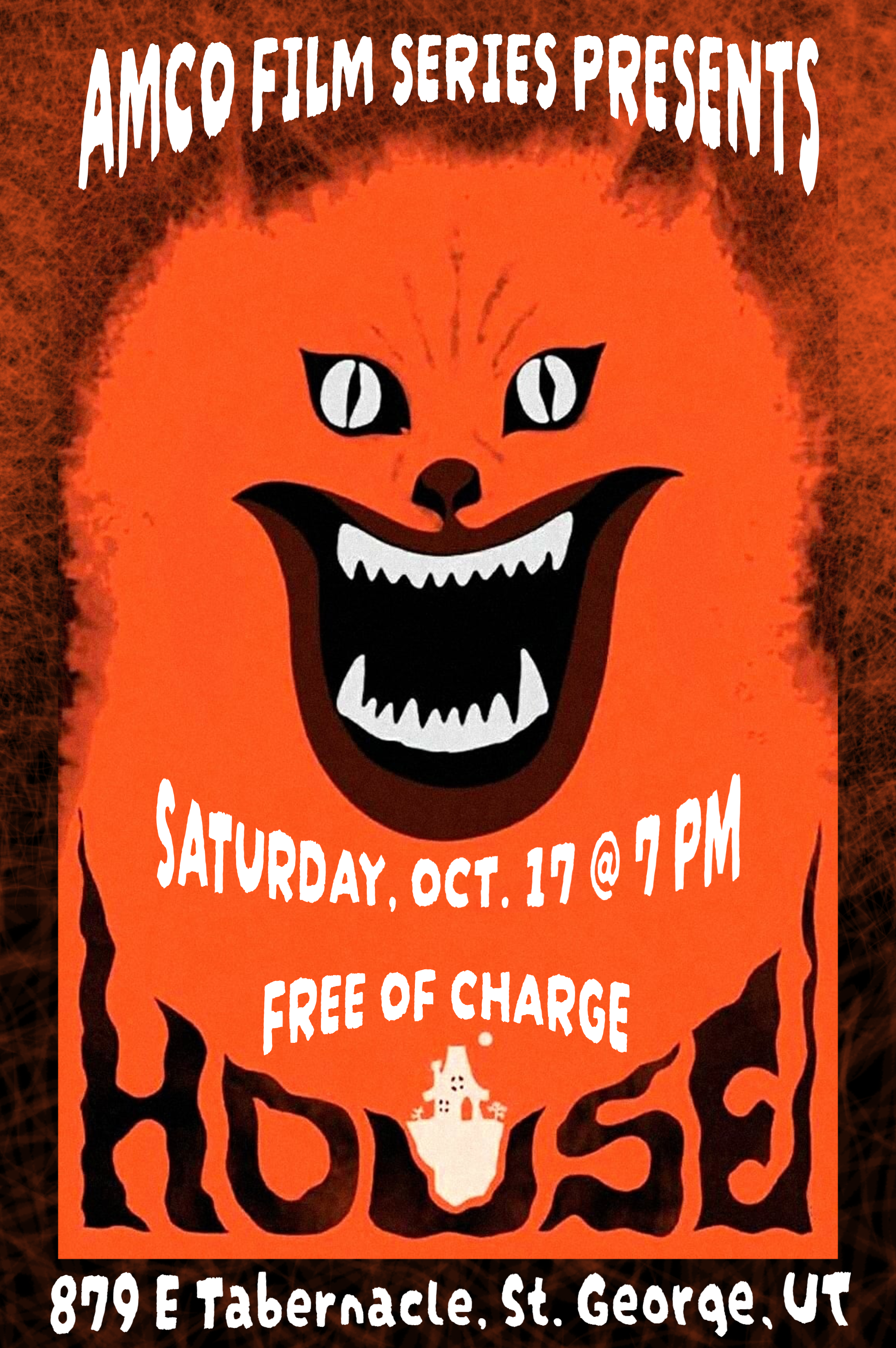 AMCO October Film Series - House flyer