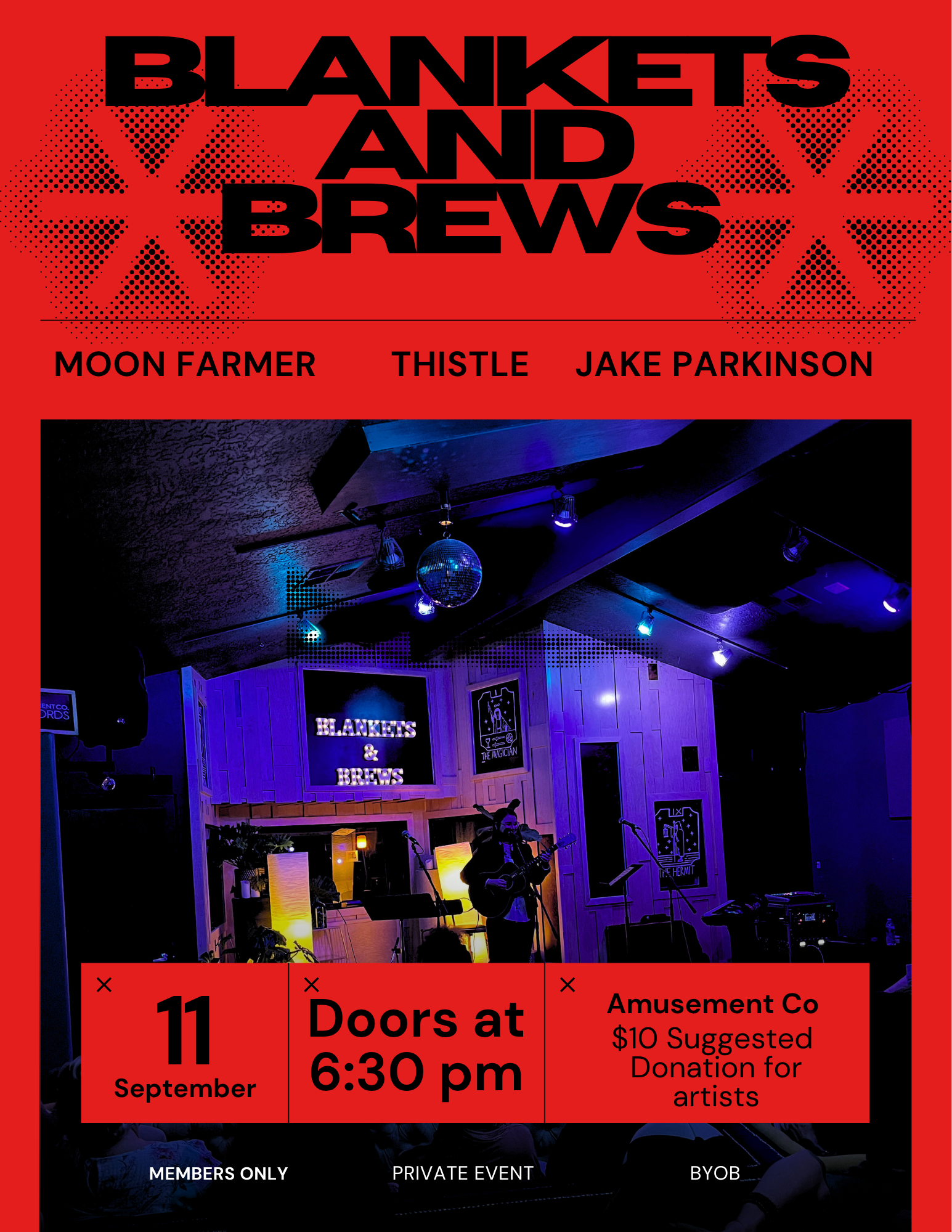 Blankets and Brews September  flyer